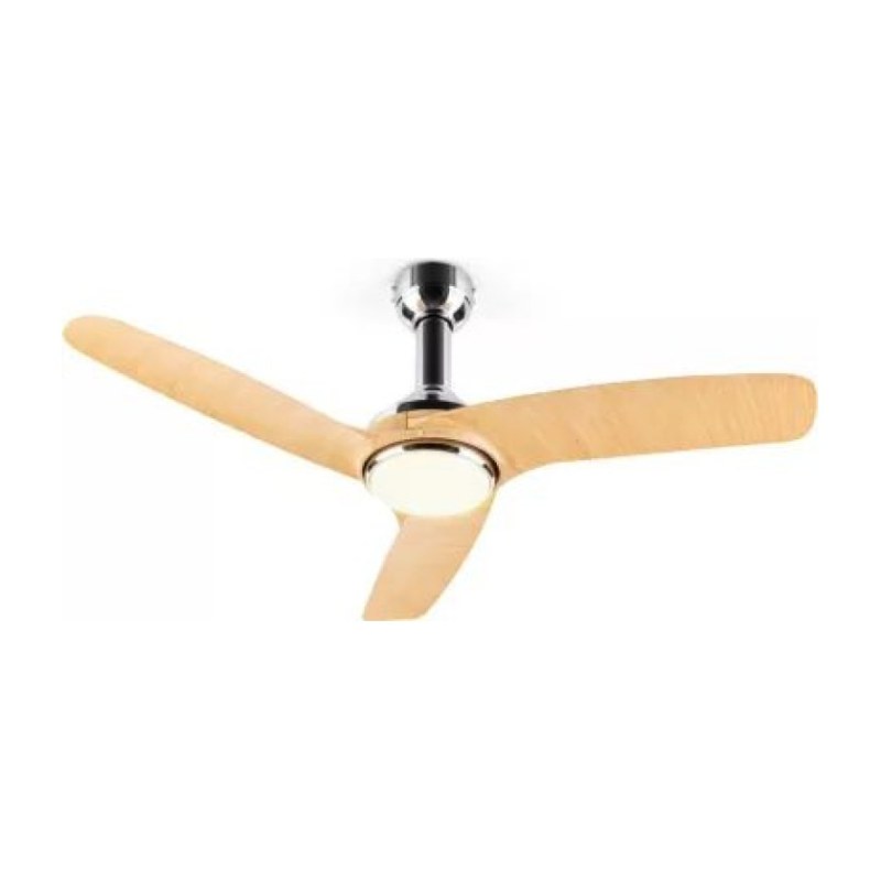 Silent Service Plafondventilator 128cm 25W LED houtlook