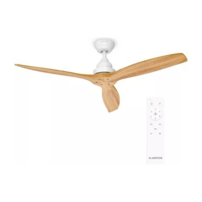 Santa Elena 132cm 35W Ventilatore da soffitto silenzioso Legno