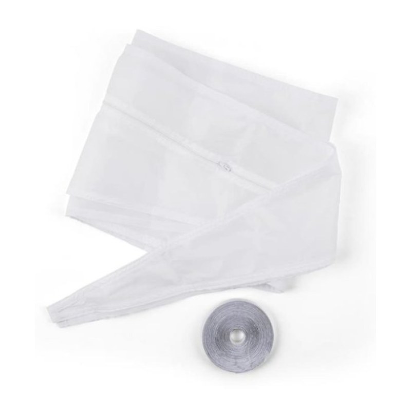 Fensterabdichtungs-Set 3,9 m Reißverschluss Klettband