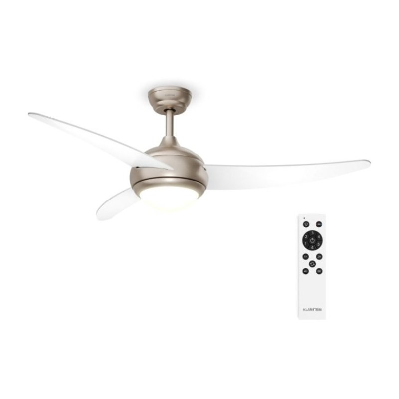 El Paso Deckenventilator mit Beleuchtung | 132 cm | 35 W | Leise | Holz