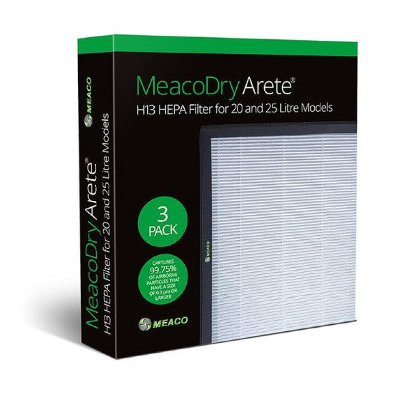 Medische kwaliteit H13 HEPA-vervangingsfilter voor MeacoDry Arete One (verpakking van 3)