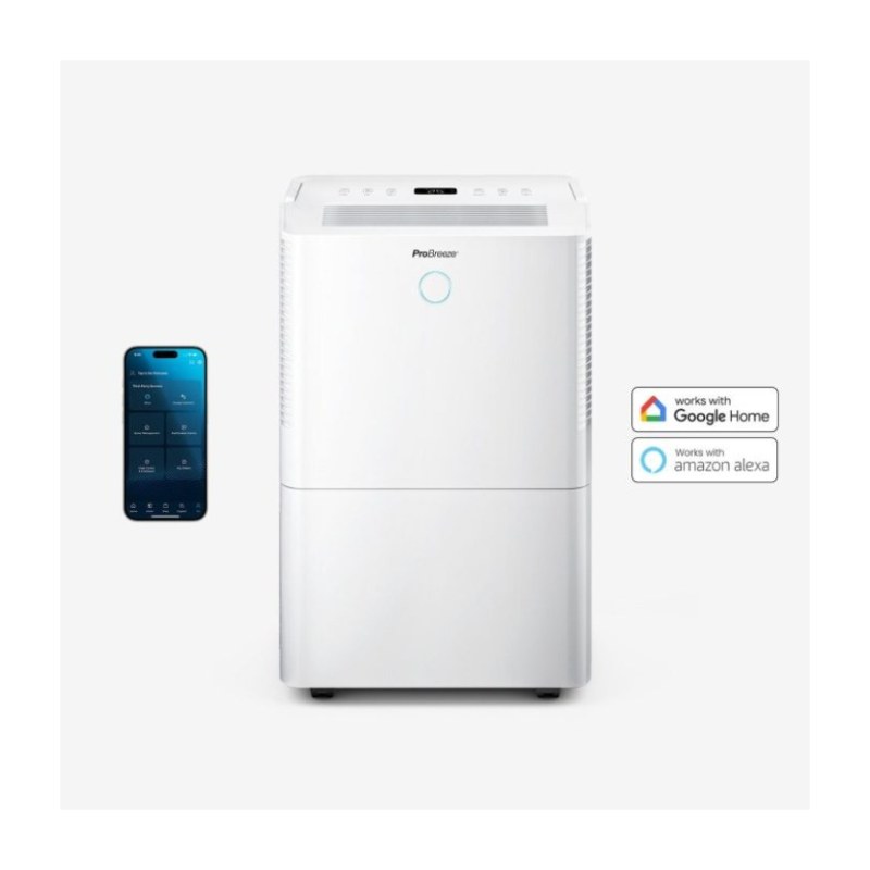 OmniDry 40L Leiser, energieeffizienter Luftentfeuchter mit Wäschetrocknungsmodus und Smart-App-Steuerung