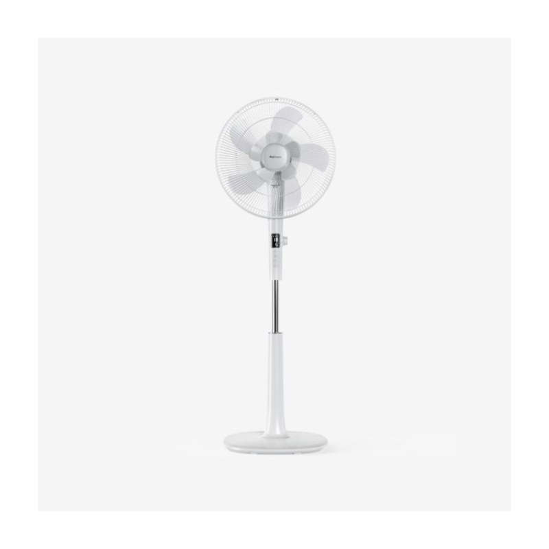 41 cm Ventilador de pie - Low Energy DC Motor, 3 Operating Modes & Remote Control - White