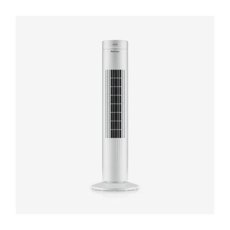 76 cm oszillierender Turmventilator mit Touch-Panel - Weiß