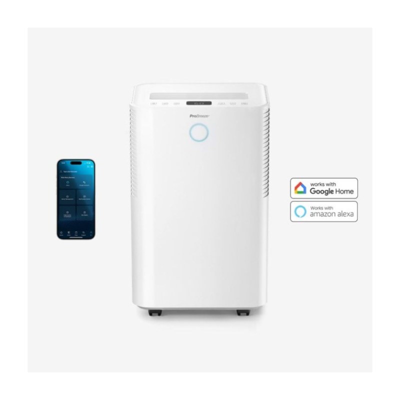 OmniDry 20L leiser Luftentfeuchter mit Wäschetrocknungsmodus und Smart App-Steuerung